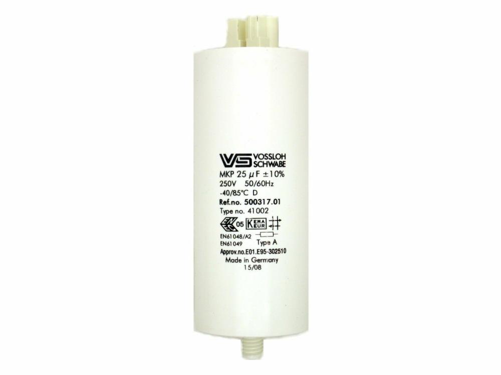 VS Capacitor 25µF 50/60Hz 250V 500317 | Go Green International